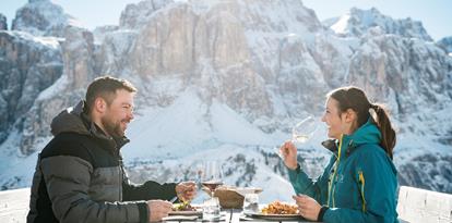 Lunch at a ski hut