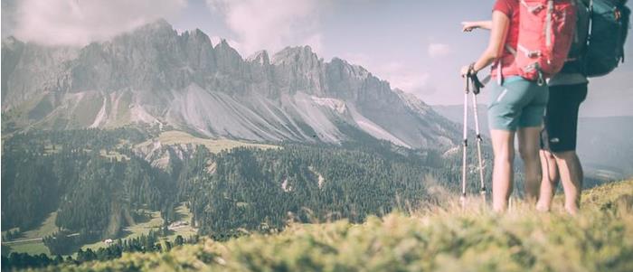 Hiking in summer