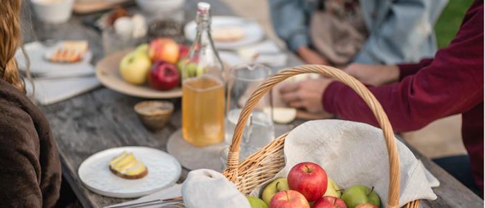 Picnic in autumn