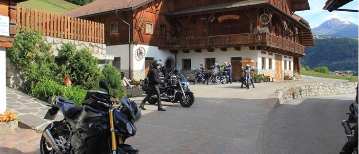 Motorradurlaub im Hotel Senoner